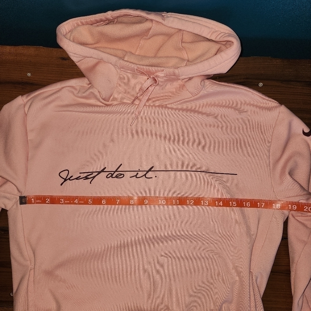 WOMENS light pink Nike drawstring hoodie​ - Picture 14 of 14